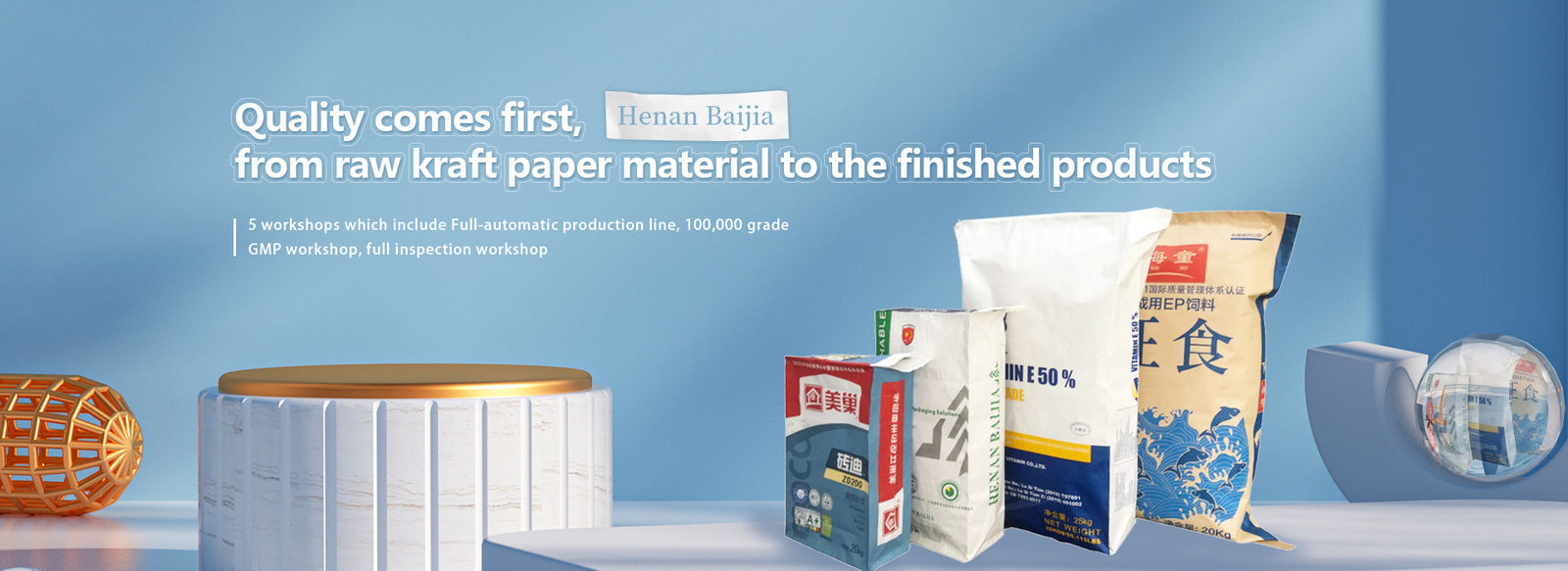Papiertüten Multiwall Kraftpapier