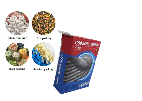 Kraftpapier-Ventil 20kg 15KG sackt Verpackenfliesen-Kleber mit Ihrem eigenen Logo ein
