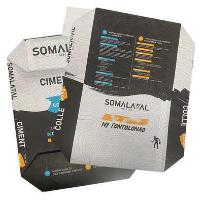Geklebte Ventil-Multiwall-Papiertüten für das Verpacken des chemischen Pulver-Schaummittels