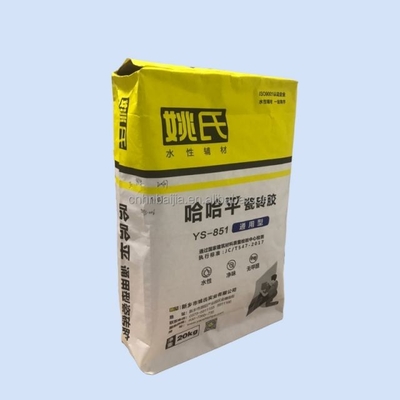 25kg 40kg 50kg 3 überlagert das industrielle Abnutzungs-Widerstehen Multiwall-Papiertüte-1-4ply