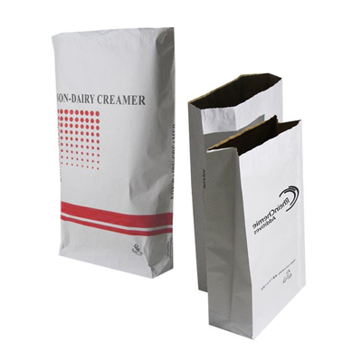 Weizen-Mehl-Kokosnuss-Verpackenklemmuntere Papiertüten aufbereitet mit Logo Print