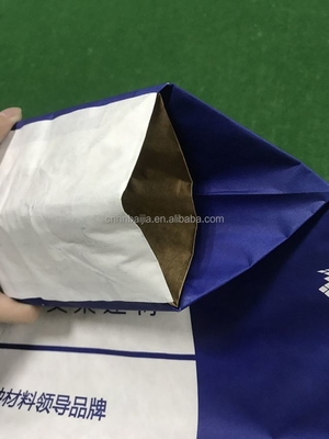 Gebäudetechnische Klebeventil-Mehrwand-Papiertüten mit Griff