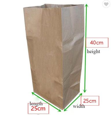 Yard-Rasen und Blätter Rasen-Papiertüten 30 Gallone Multiwall Kraftpapier