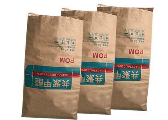Mund-Kraftpapier-Sack M Fold Heat Sealed Eco freundlicher geklebter offener