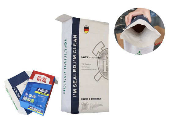 Kraftpapier geklebtes Ventil sackt 20kg 25kg entmineralisierte Molke-Pulver ein