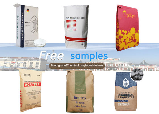 Stärkesirup-geklebtes Ventil 15kg 20kg 25kg sackt Kartoffelstärke-Ventil-Tasche ein