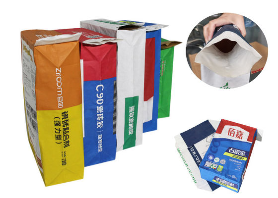 Papiertüten 20kg 25kg Multiwall Kraftpapier pulverisieren das Kartoffelstärke-Verpacken