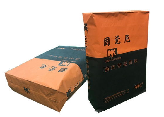des Kraftpapier-25kg Kraftpapier-Zement-Papiertüte Ventil-Zement-Verpackender taschen-50kg