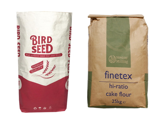 Papiertüten 10kg 20kg 25kg 50kg Kraftpapier Multiwall für Isomalto-Oligosaccharide Edile