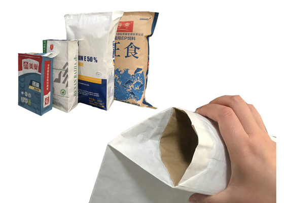 Papiertüten 15kg 20kg 25kg Clay Granular Absorbent Pasted Valves Multiwall