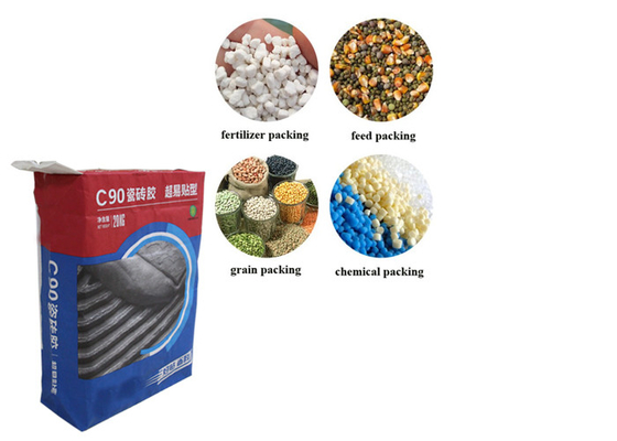 Flüssiges Fleck-saugfähiges chemisches Pulver geklebte Ventil Multiwall-Papiertüten 15kg 20kg 25kg
