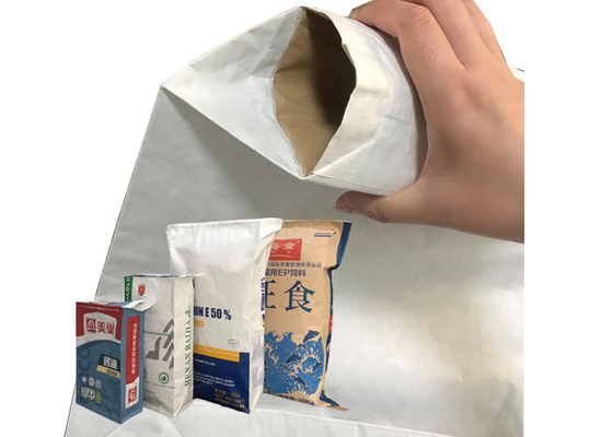 Kundenspezifische flüssiger Fleck-saugfähige Papierverpackendrucktasche 15kg 20kg