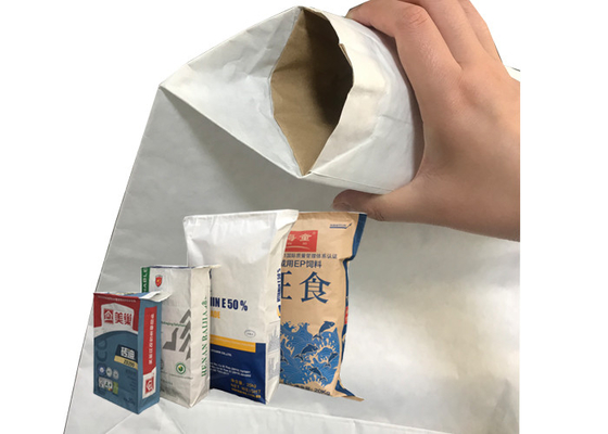 20kg klebte Ventil Multiwall-Papiertüten für Fliesen-Kleber mit Ihrem eigenen Logo