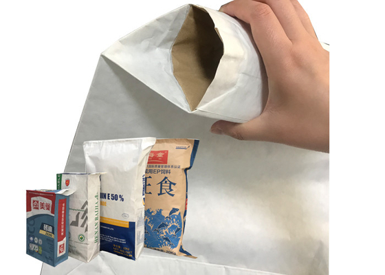 Chemische geklebte Ventil Multiwall-Papiertüten kundenspezifisches Druck-15kg 20kg