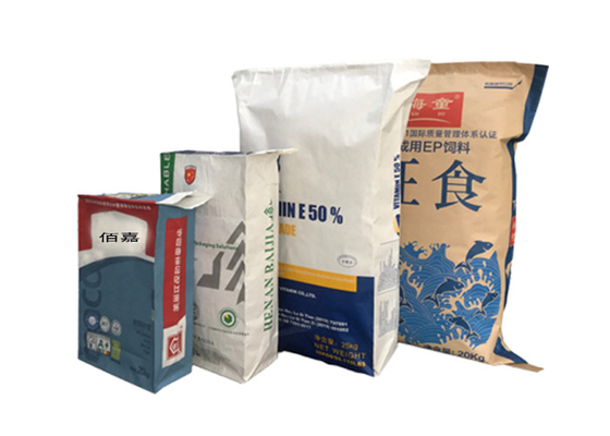 Zement Flexo, das chemisches geklebtes Ventil Multiwall-Papiertüte-flüssiges Fleck-Absorptionsmittel druckt