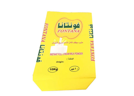 20kg 25kg 3 Schichten PET-zeichnete multi Wand-Papier-Säcke für das Milchpulver-Verpacken