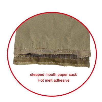 Das aufbereitete Klemmuntere Papiertüte-Kokosnuss-Verpacken nimmt Logo Print an