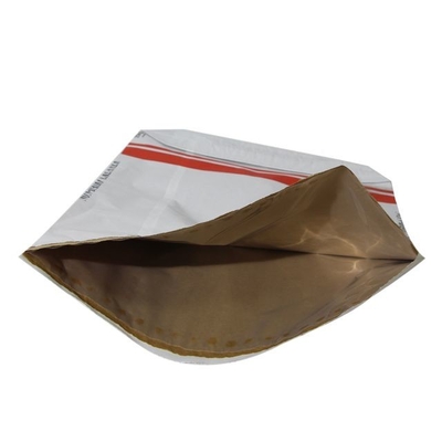 Geklebtes dispergierbares Polymer-Pulver-Kraftpapier-Klemmboden-Papiertüten Umweltfreundlich