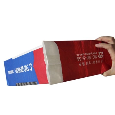 50 kg geklebter Ventil-Zement-Verpackungspapierbeutel Multiwall