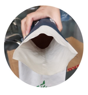 Benutzerdefinierte geklebte Ventil Multiwall Kraftpapiertüte für Zement 3-lagig