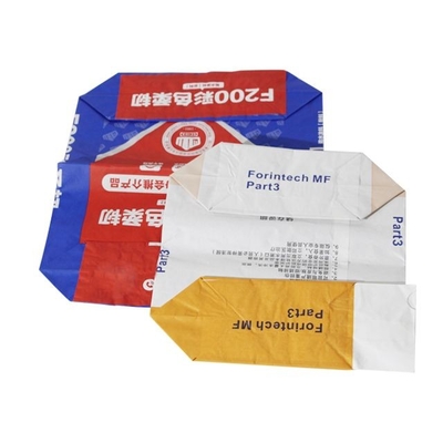 Lebensmittelqualität 3-lagige geklebte Ventilpapiertüte zum Verpacken von chemischen Zusatzstoffen