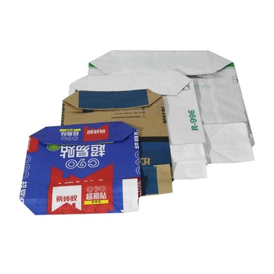 50 kg geklebter Ventil-Zement-Verpackungspapierbeutel Multiwall