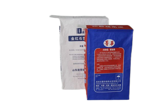 Wasser 20kg 25kg, das Multiwall-Papiertüte-Zement-Verpackentasche Flexo-Druck widersteht