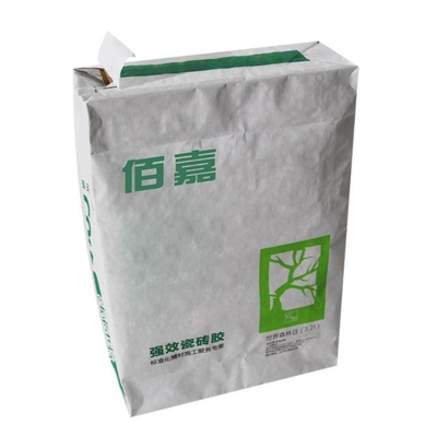 Geklebte Ventil-Multiwall-Papiertüten für das Verpacken des chemischen Pulver-Schaummittels