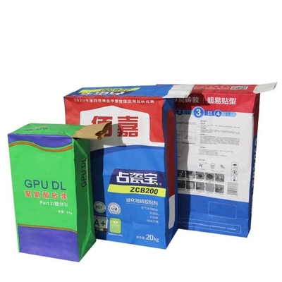 Geklebte Ventil-Multiwall-Papiertüten für das Verpacken des chemischen Pulver-Schaummittels