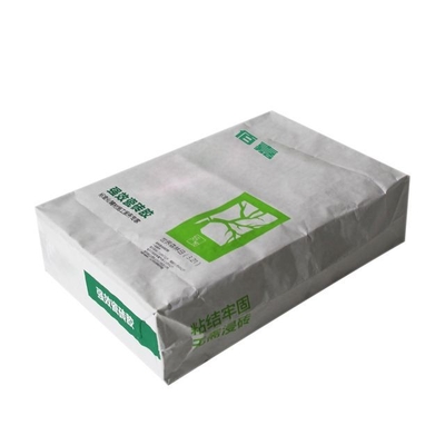 Weißes geklebtes Drucken des Ventil Multiwall-Papiertüte-Reis-Mehlsack-25kg 50kg Flexo