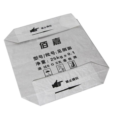 Weißes geklebtes Drucken des Ventil Multiwall-Papiertüte-Reis-Mehlsack-25kg 50kg Flexo