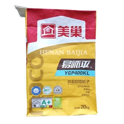 2Ply 3Ply klebte Ventil Multiwall-Papiertüten biologisch abbaubares geruchloses freundliches Eco