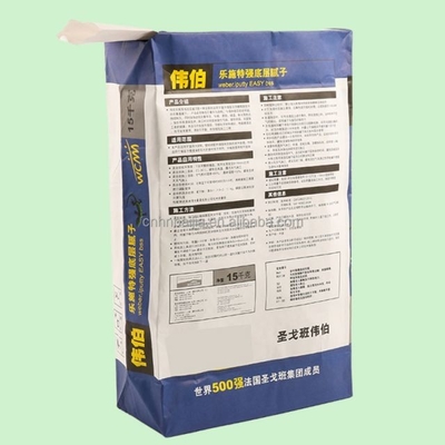 2Ply 3Ply klebte Ventil Multiwall-Papiertüten biologisch abbaubares geruchloses freundliches Eco