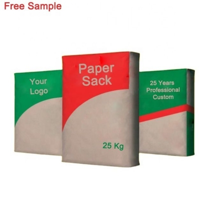 Multiwall-Papiertüte-recyclebare Milchpulver-Standardtaschen Ventil GMP geklebte