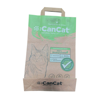 Feuchtigkeitsfester Tofu Cat Litter Paper Packaging Bag fertigen Druck kundenspezifisch an