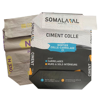 Kundenbezogenheit geklebte Taschen des Ventil ISO2200 Multiwall-Papiertüte-Milchpulver-25kg