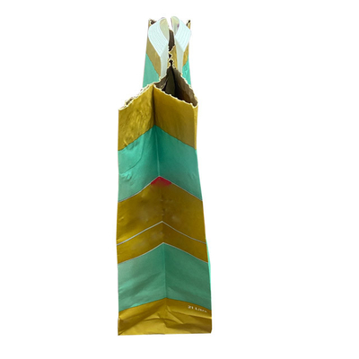 7 Farb-sackt das Papier-Cat Litter Bags Handle Kraft-Papier-Verpacken offenen Mund ein