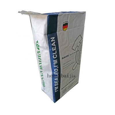 Kundengerechte wasserdichte Kraftpapier-Ventil-Tasche 20kg 50kg, die für Zement verpackt