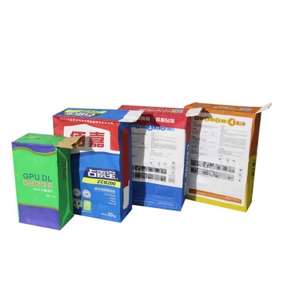 Kundenspezifischer des Logo-25kg 50kg Endservice Zement-Kraftpapier-Ventil-der Taschen-eine