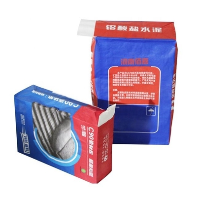 Kundenspezifische Druck-Multiwall-Kraftpapier-Ventil-Säcke für Zement 15kg 20kg