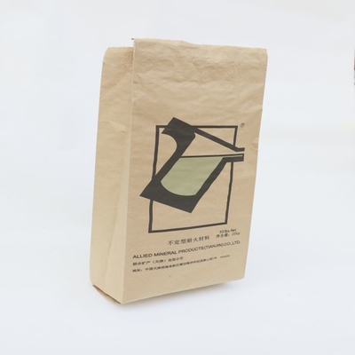 Nahrungsmittelsichere weiße Kraftpapier-Papiertüte-landwirtschaftliche Weizen-Mehl-Verpackenventil-Papiertüten