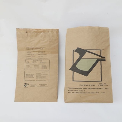 Mehrschichtige 3 Falten freundliche kundengebundene Größen-und Drucken Brown-Kraftpapier-Tasche Eco
