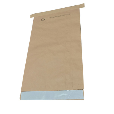 Genähter offener Papiermund Browns Multiwall sackt Grad der Nahrung25kg ein