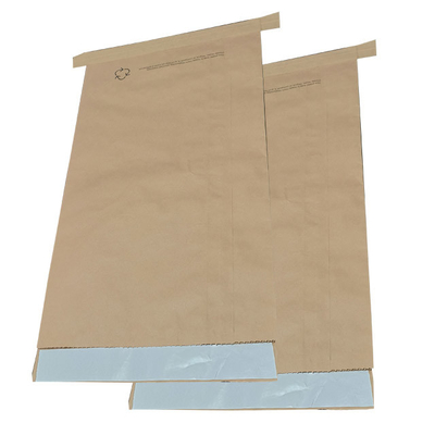 sackt Kraftpapier genähter offener Mund 25kg feuchtigkeitsfestes 60g - 120g/M2 ein