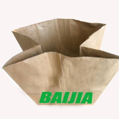 Braune, recycelbare, kundenspezifische 30-Gallonen-Rasenpapiertüten für Blätter