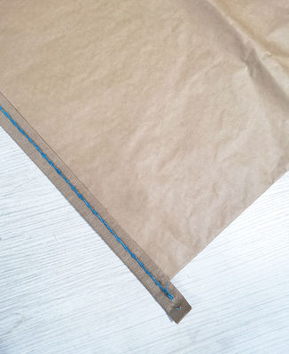25 kg Mehrfachwandpapierbeutel mit feuchtigkeitsbeständiger Beschichtung