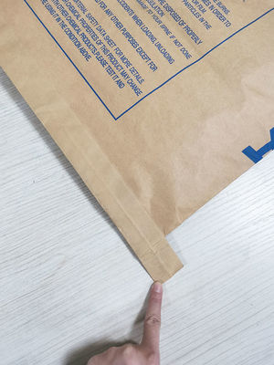 Kraftfeuchtigkeitsdichte, genähte, offene Mund-Multiwall-Papiertüten für Lebensmittel