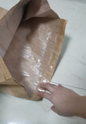 Braune Wärmesiegelbare Papiertüten Zuverlässige umweltfreundliche Verpackung