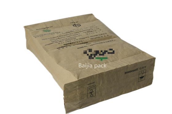 Individuelle Kraftpapierbeutel mit mehreren Wänden Fda-Zertifizierung Verpackung für die chemische Industrie