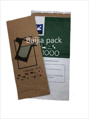 Ökofreundliche Wärmeversiegelte Papiertüten Mehrwandverpackung bis zu 7 Druckfarben